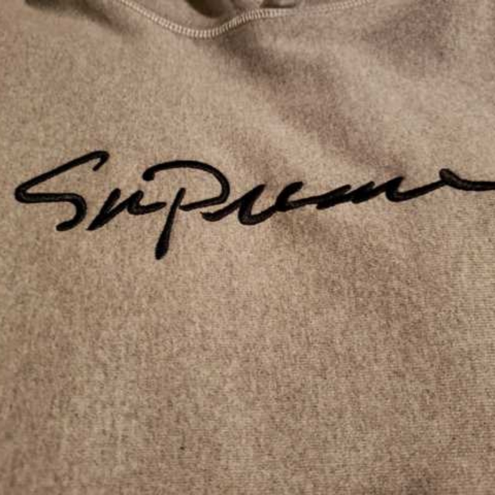 Authentic Supreme Script Hoodie